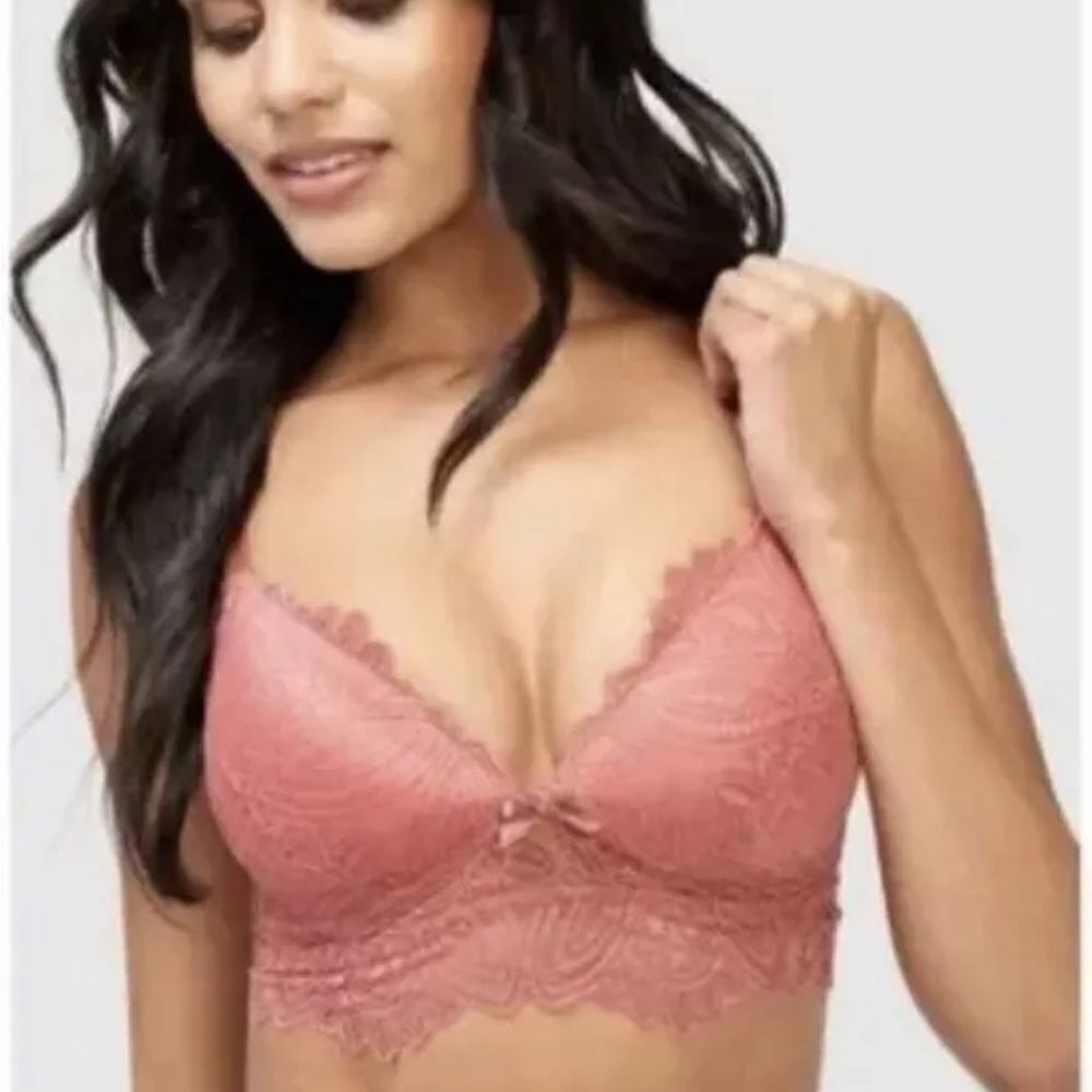 Frederick’s of Hollywood Duce Pink Finley Lace Bralette